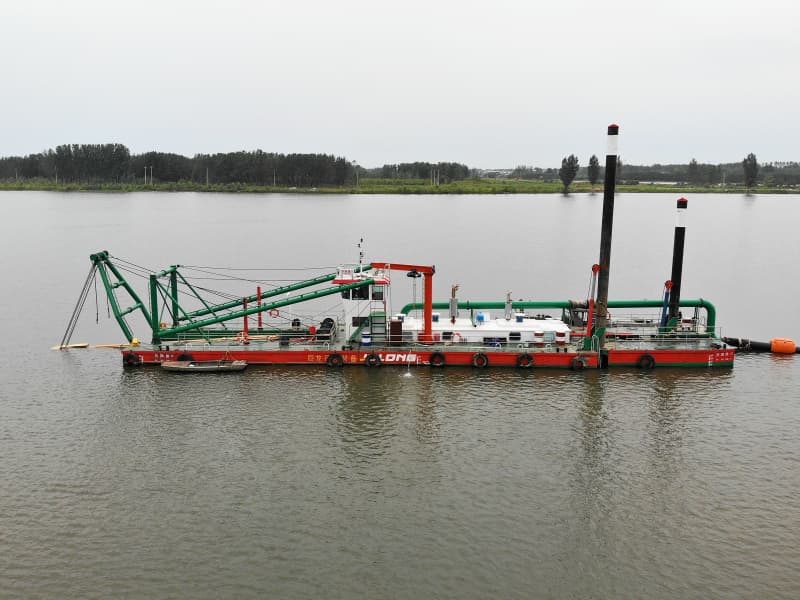 JLCSD500 20-calowa hydrauliczna pogłębiarka ssąca z głowicą tnącą, wydajność 4000 m3/h do pogłębiania i górnictwa