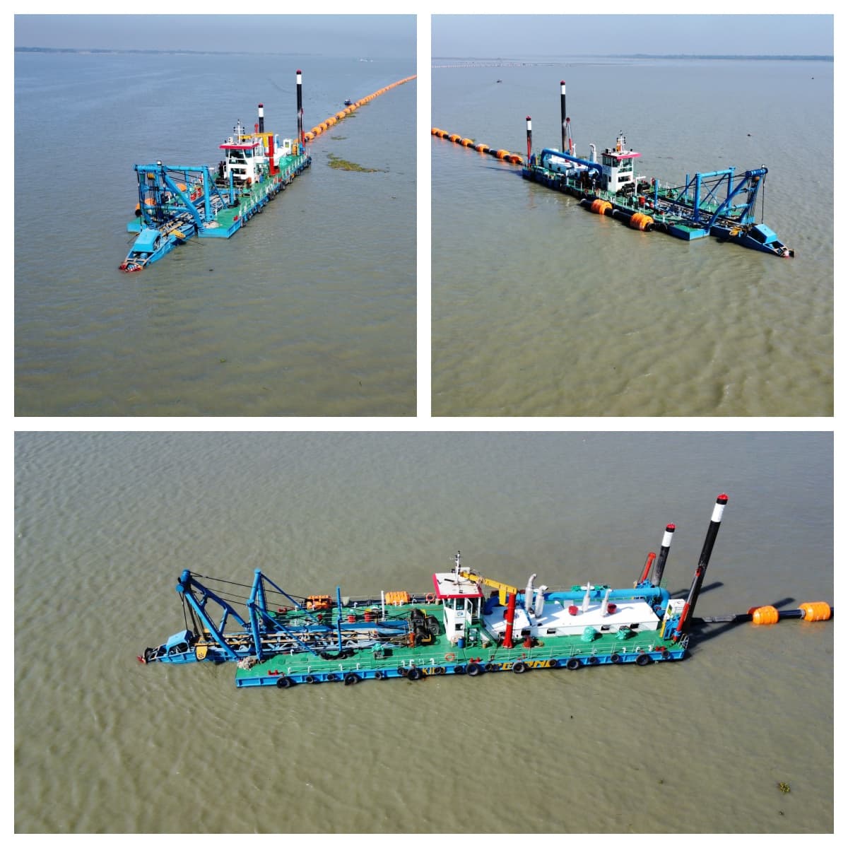JLCSD650 26 Inch Modular Cutter Head Dredger 6000 m3/h for River Lake Sea Port Dredging JLCSD650 26 Inch Modular Cutter Head Dredger 6000 m3/h for River Lake Sea Port Dredging