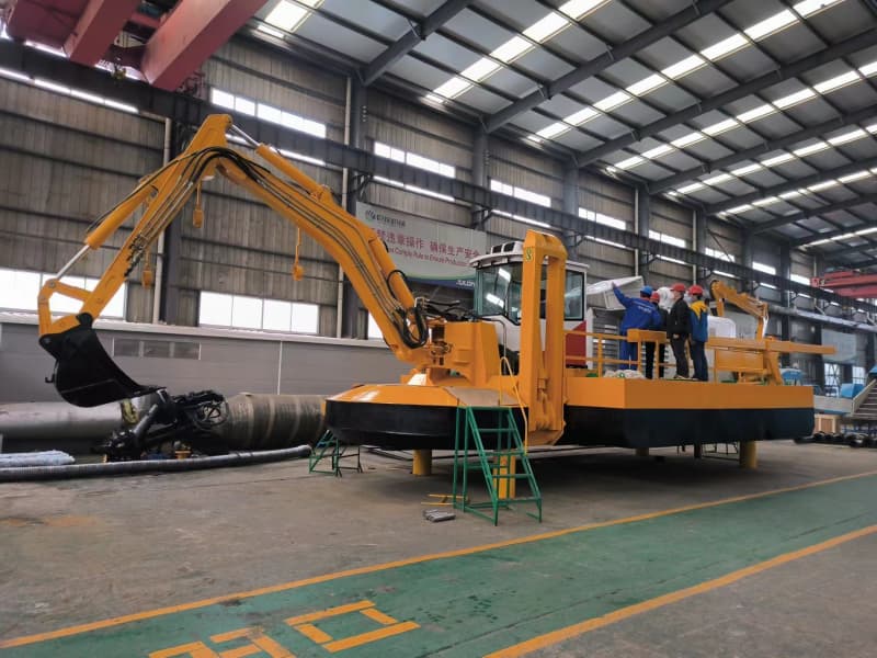 Wielofunkcyjna pogłębiarka amfibijna (900 m3/h) z pompą ssącą/wiadrem