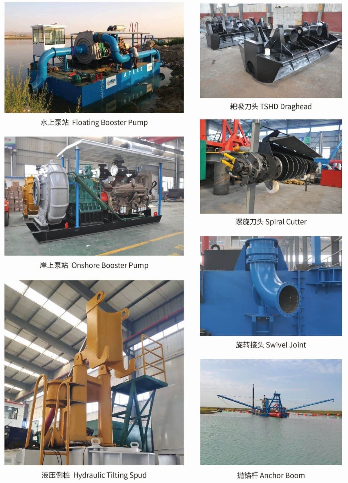 JLCSD250 Efficient Sand Suction Dredger 800 m3/h River Dredger for Mining Dredging