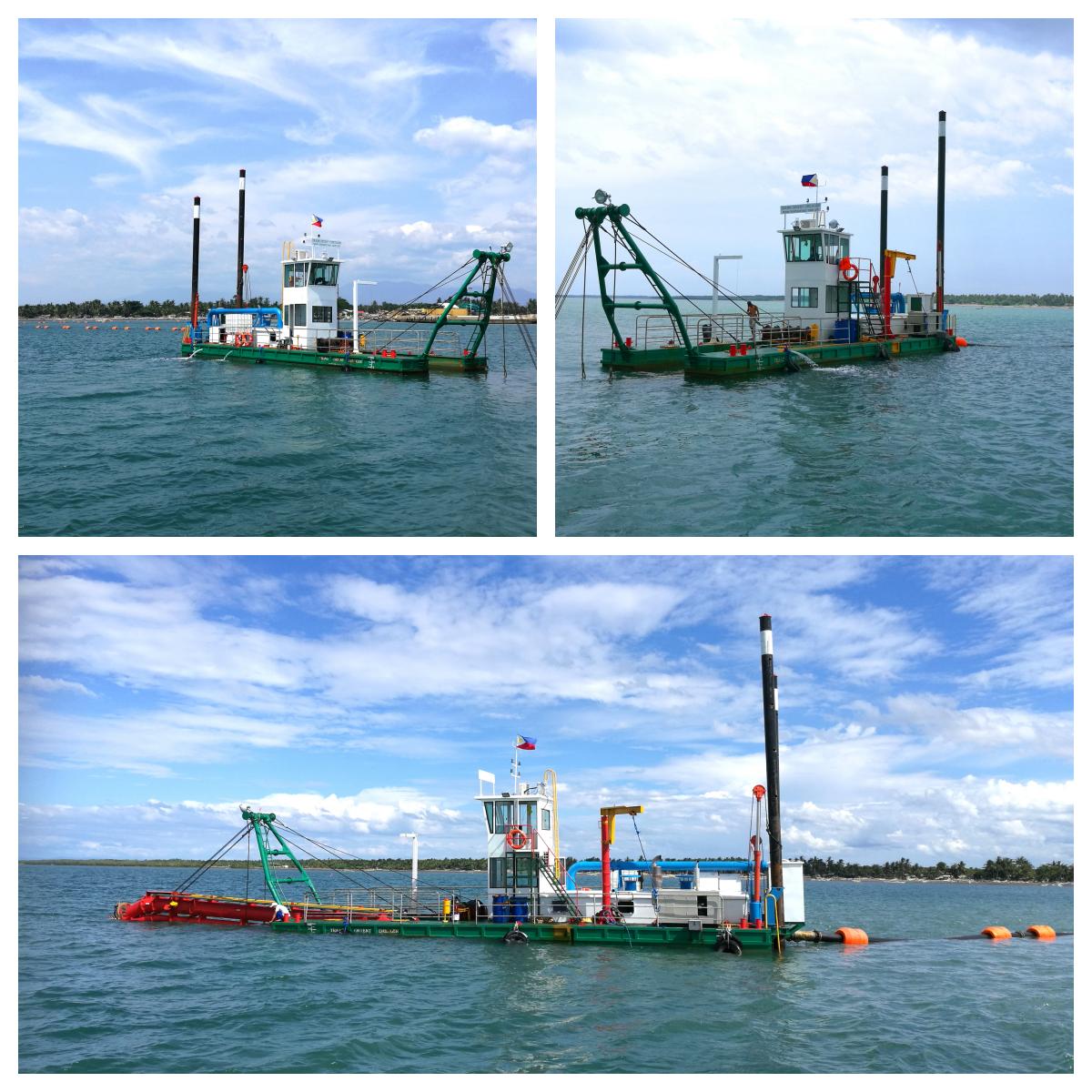 JLCSD300 12 Inch Hydraulic Cutter Suction Dredger 1400 m3/h for River Sand Mining JLCSD300 12 Inch Hydraulic Cutter Suction Dredger 1400 m3/h for River Sand Mining